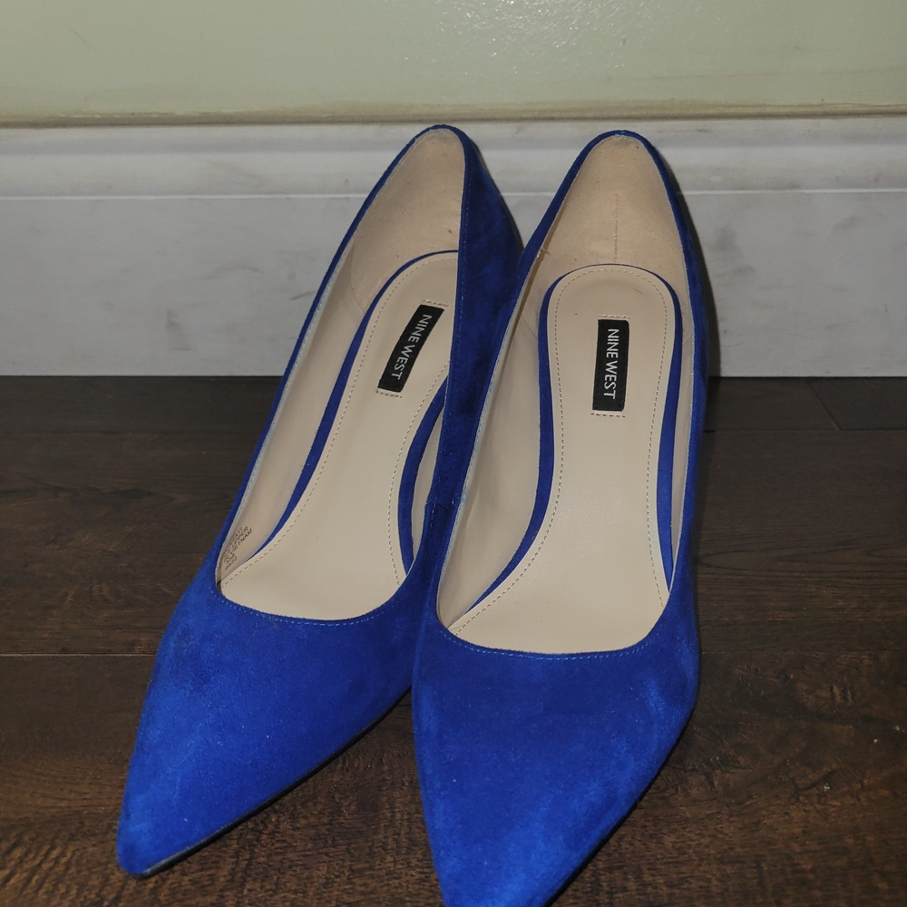 Nine West Blue Heels